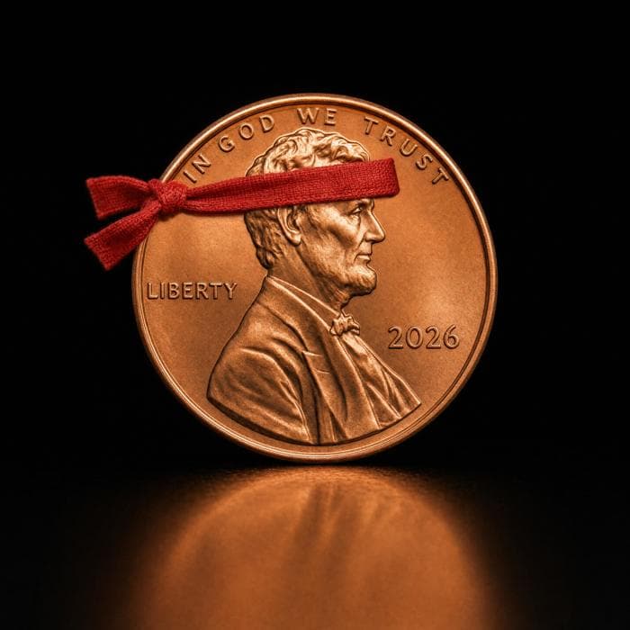 Penny wearing the red headband
